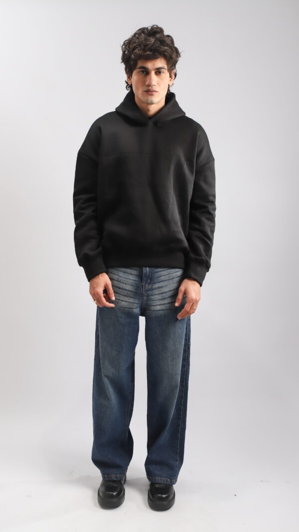 Basic Oversized Hoodie Black